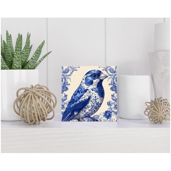 Tegel 15x15 cm Delfts blauw