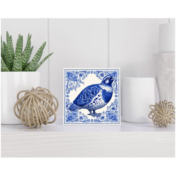 Tegel 15x15 cm Delfts blauw