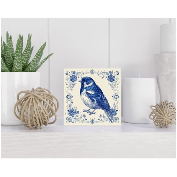 Tegel 15x15 cm Delfts blauw