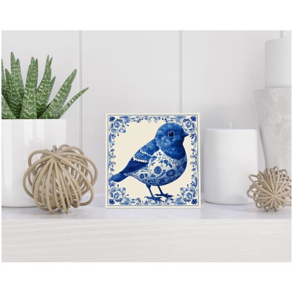 Tegel 15x15 cm Delfts blauw