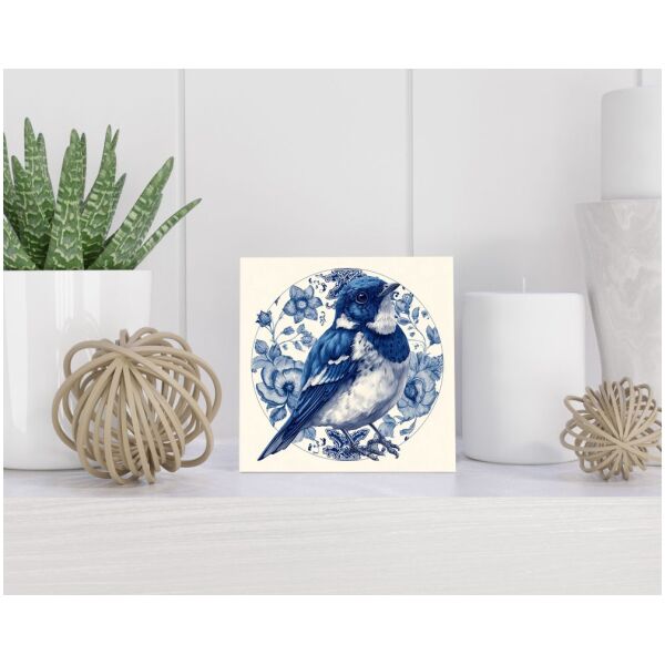 Tegel 15x15 cm Delfts blauw