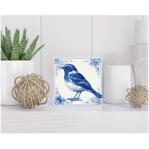 Tegel 15x15 cm Delfts blauw