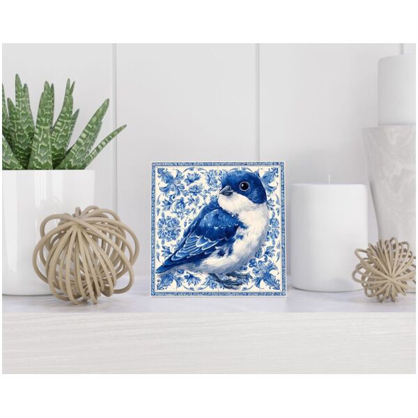 Tegel 15x15 cm Delfts blauw