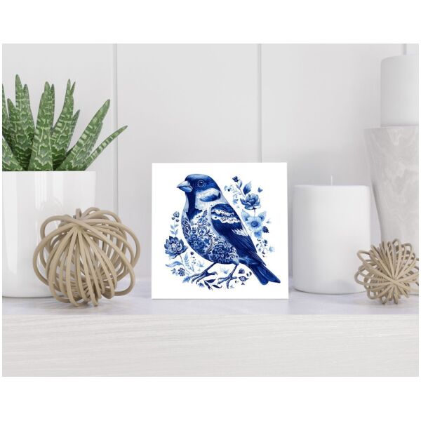 Tegel 15x15 cm Delfts blauw