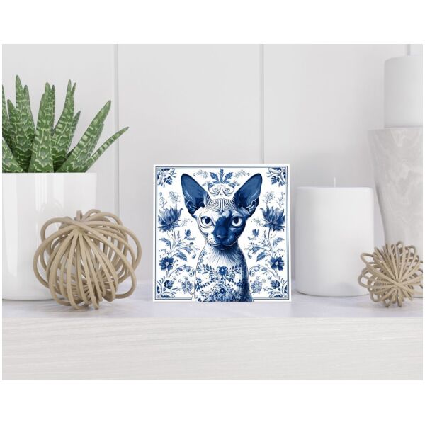 Tegel 15x15 cm Delfts blauw