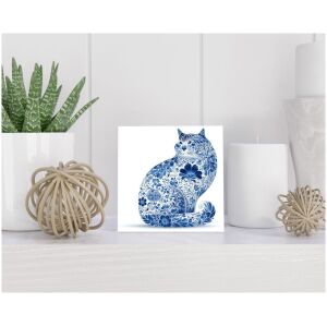 Tegel 15x15 cm Delfts blauw