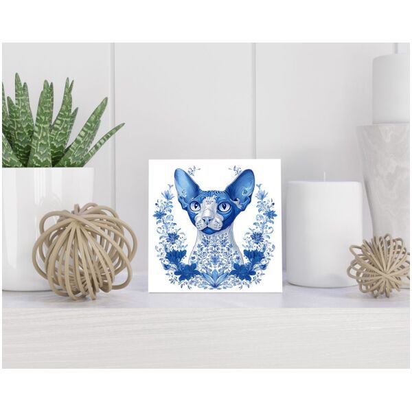 Tegel 15x15 cm Delfts blauw