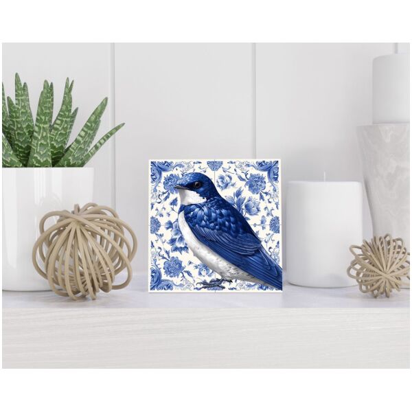 Tegel 15x15 cm Delfts blauw