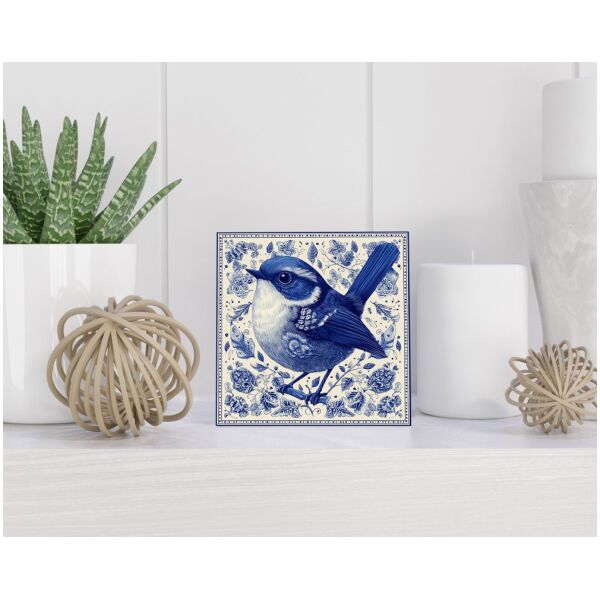 Tegel 15x15 cm Delfts blauw