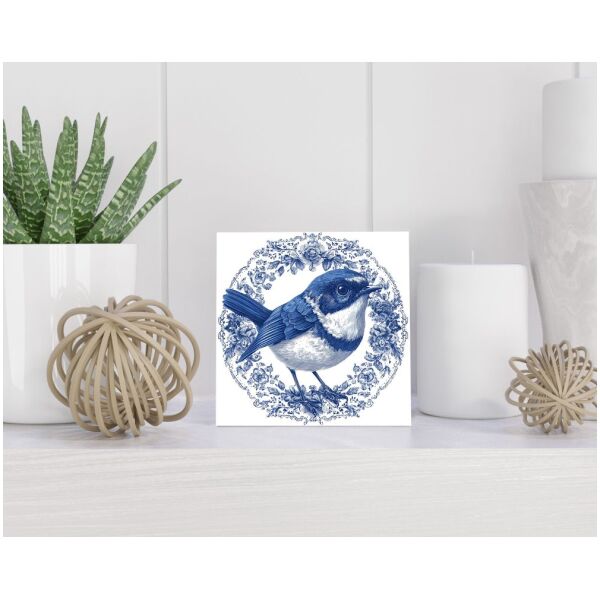 Tegel 15x15 cm Delfts blauw