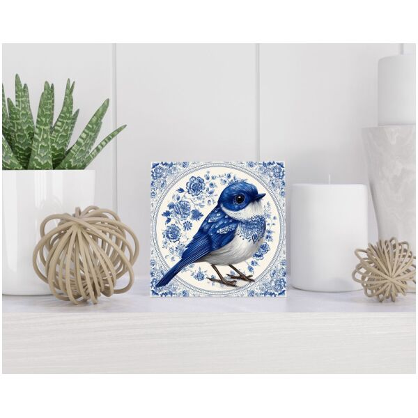 Tegel 15x15 cm Delfts blauw