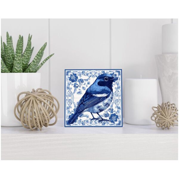 Tegel 15x15 cm Delfts blauw