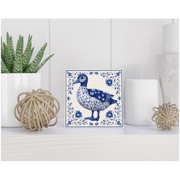 Tegel 15x15 cm Delfts blauw