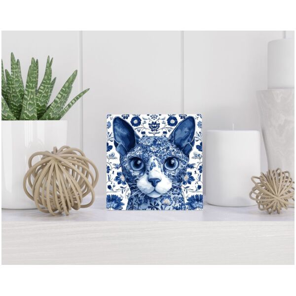 Tegel 15x15 cm Delfts blauw