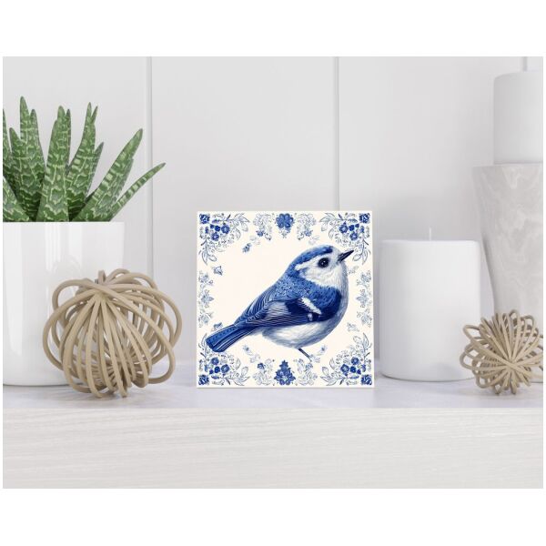 Tegel 15x15 cm Delfts blauw