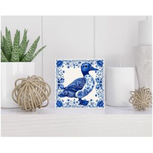 Tegel 15x15 cm Delfts blauw