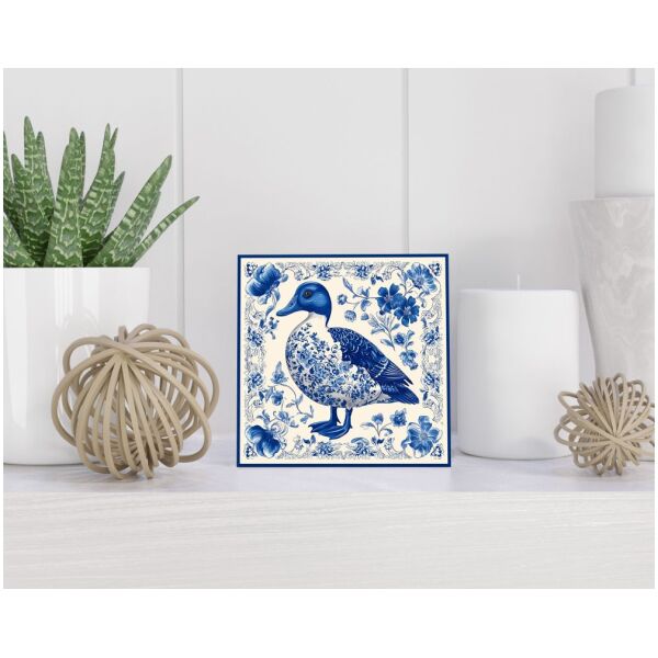 Tegel 15x15 cm Delfts blauw