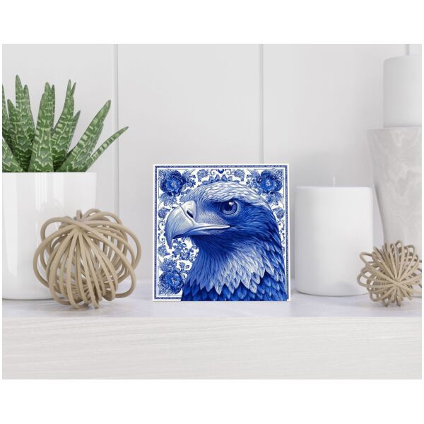 Tegel 15x15 cm Delfts blauw