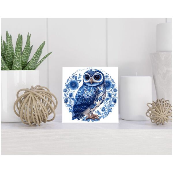 Tegel 15x15 cm Delfts blauw