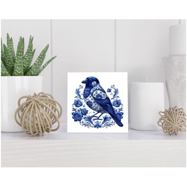 Tegel 15x15 cm Delfts blauw