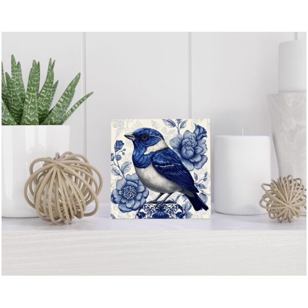 Tegel 15x15 cm Delfts blauw