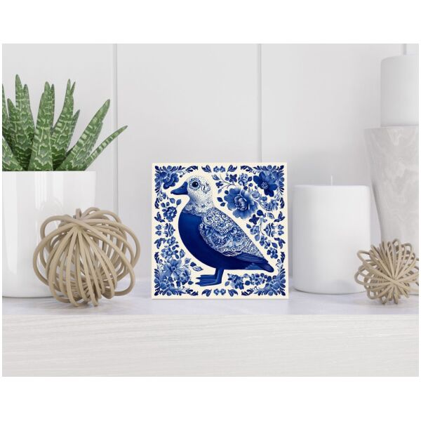 Tegel 15x15 cm Delfts blauw