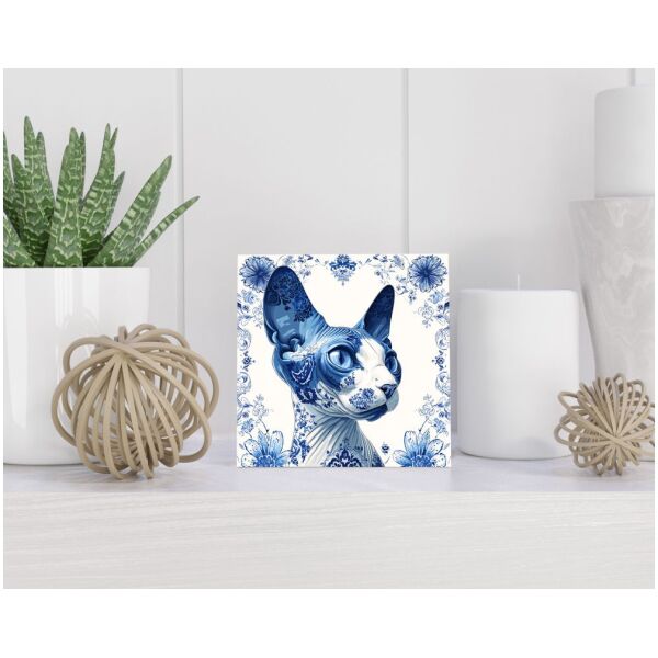 Tegel 15x15 cm Delfts blauw