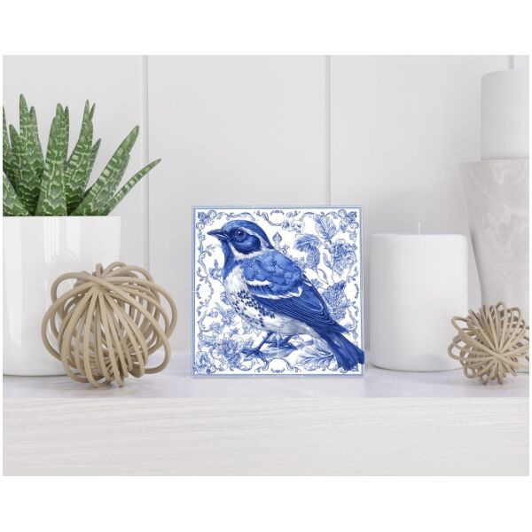 Tegel 15x15 cm Delfts blauw