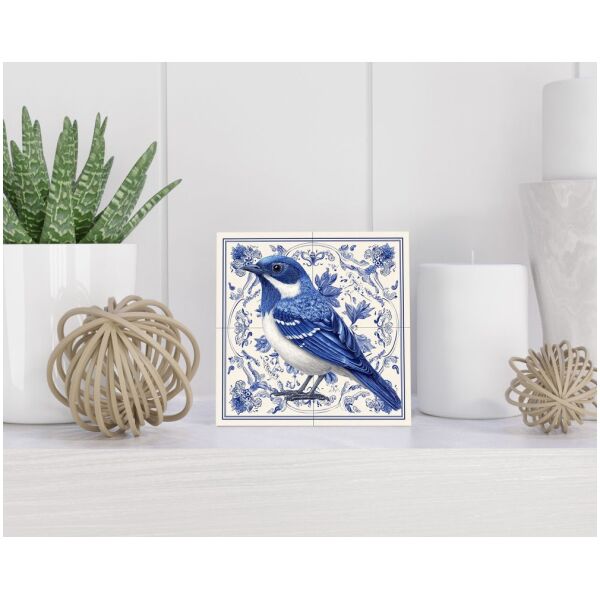 Tegel 15x15 cm Delfts blauw