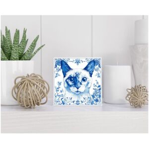 Tegel 15x15 cm Delfts blauw