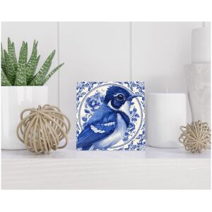 Tegel 15x15 cm Delfts blauw