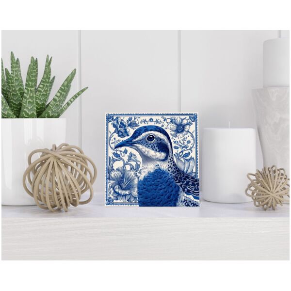 Tegel 15x15 cm Delfts blauw