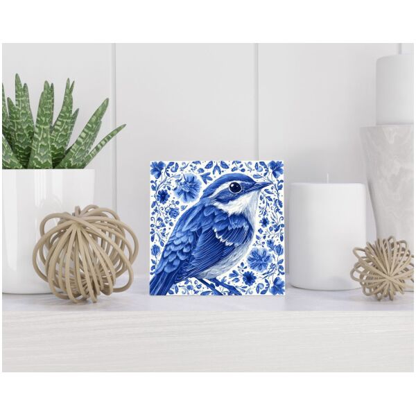 Tegel 15x15 cm Delfts blauw