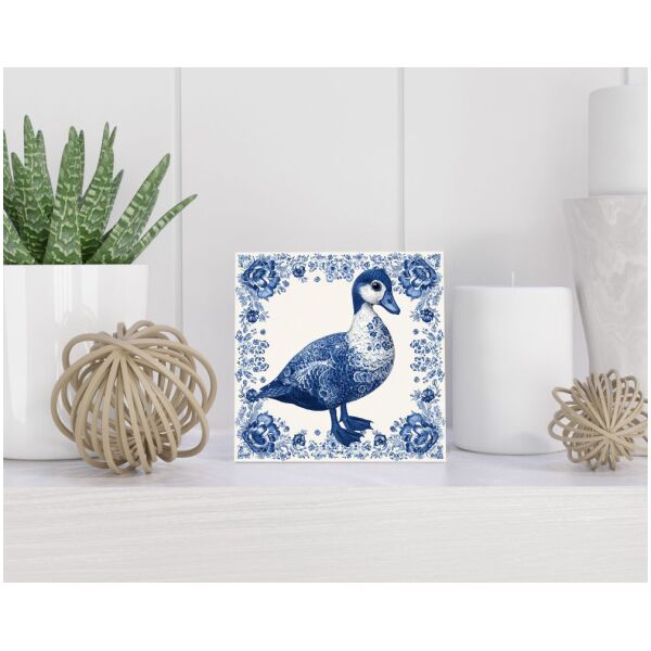 Tegel 15x15 cm Delfts blauw