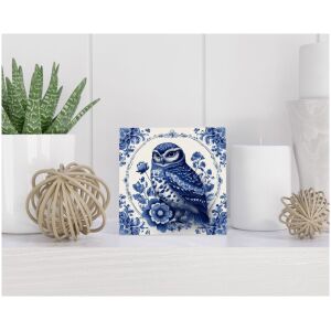 Tegel 15x15 cm Delfts blauw