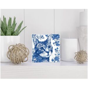 Tegel 15x15 cm Delfts blauw