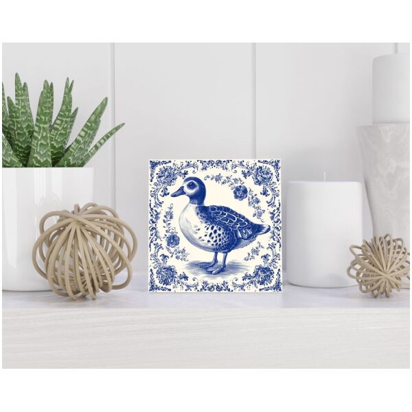 Tegel 15x15 cm Delfts blauw