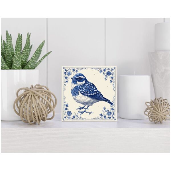 Tegel 15x15 cm Delfts blauw