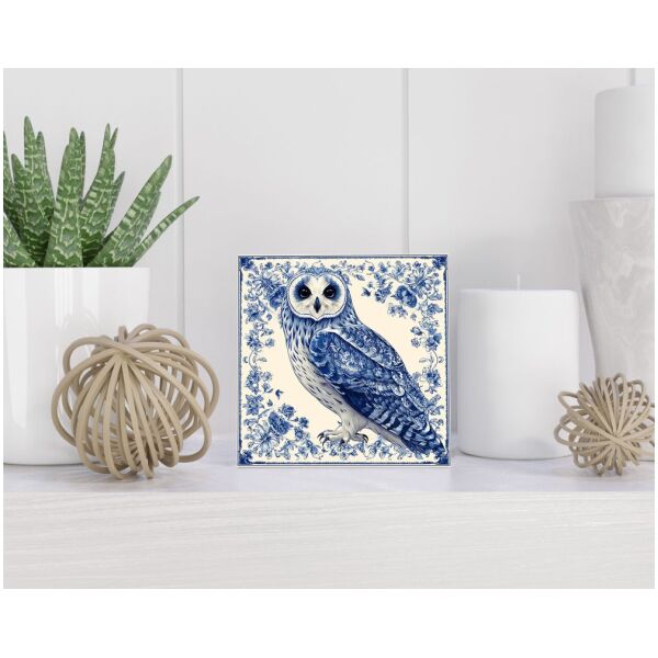 Tegel 15x15 cm Delfts blauw