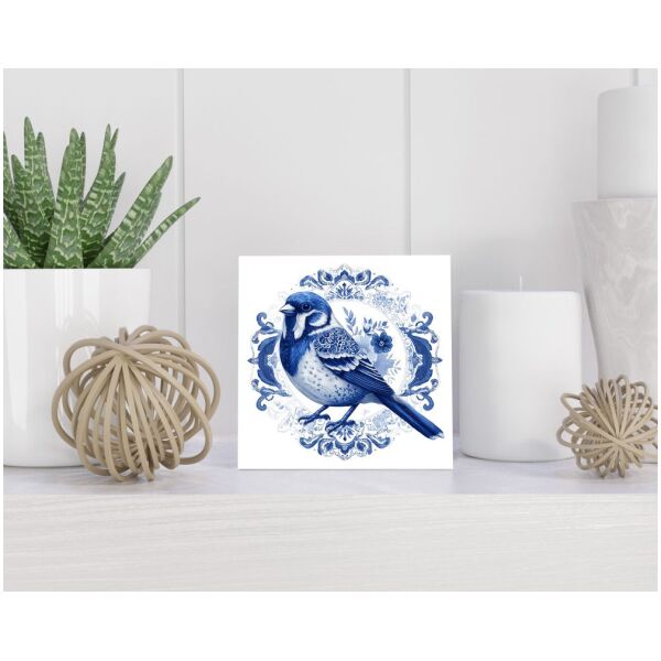 Tegel 15x15 cm Delfts blauw