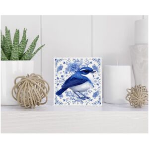 Tegel 15x15 cm Delfts blauw