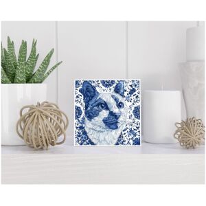 Tegel 15x15 cm Delfts blauw