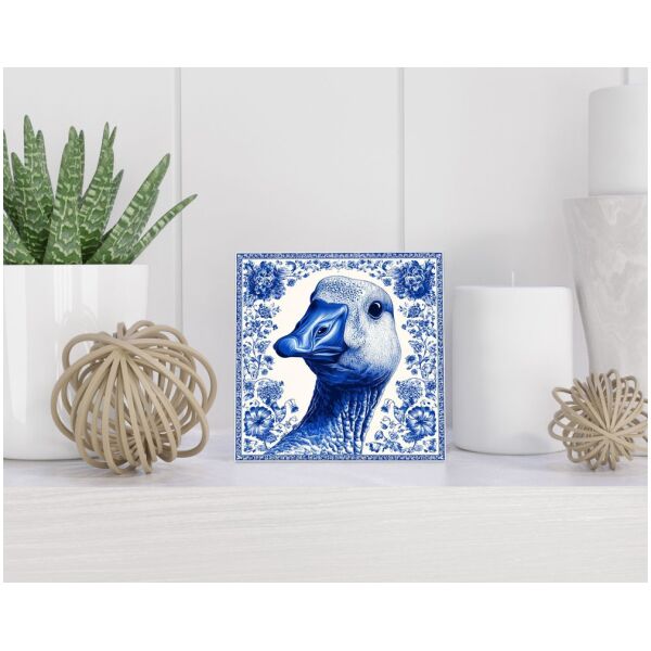 Tegel 15x15 cm Delfts blauw