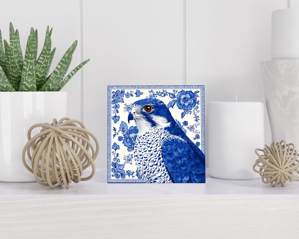 Tegel 15X15 Cm Met Delfts Blauw Cadeau Decoratie | Tegeltjes Met Tekst | Tegeltjes Met Spreuken | Collega | Oma | Opa | Pensioen | Mama | Papa | Vriend Tegel 15x15 cm Delfts blauw