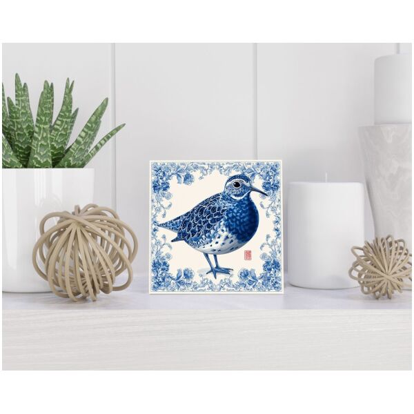 Tegel 15x15 cm Delfts blauw