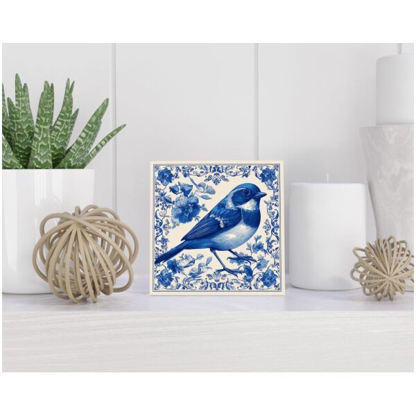 Tegel 15x15 cm Delfts blauw