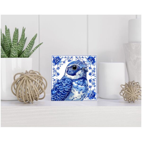 Tegel 15x15 cm Delfts blauw