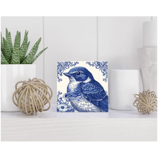 Tegel 15x15 cm Delfts blauw