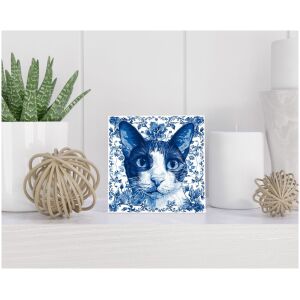 Tegel 15x15 cm Delfts blauw