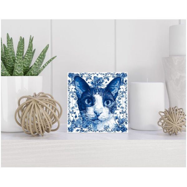 Tegel 15x15 cm Delfts blauw